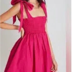 LoveShackFancy Pink Bubble Dress